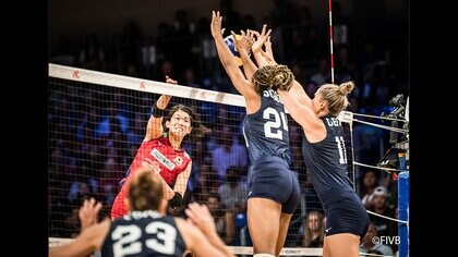 火の鳥NIPPON、五輪女王アメリカ相手に健闘も4強ならず　 バレーボールネーションズリーグ