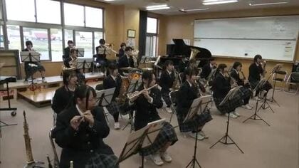 「素直・謙虚・努力」の部訓胸に　少人数でも力強く響かせる合奏を　秋田北鷹高校吹奏楽部