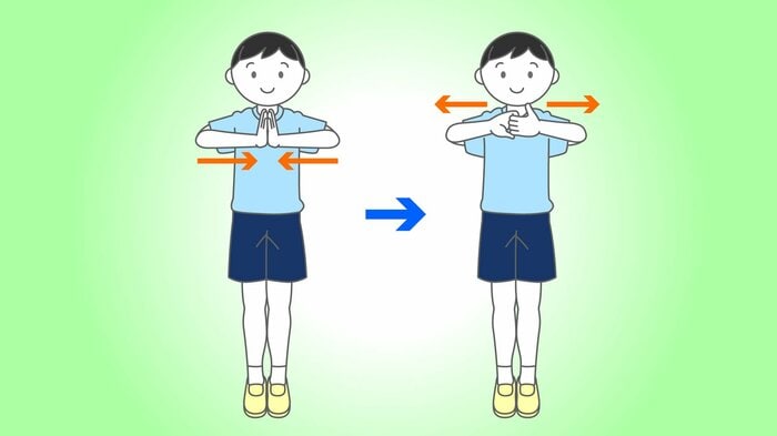 血流を促す「プルプルウォーミングアップ」