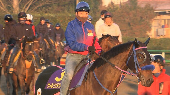 最終追い切りに臨むウィルソンテソーロ