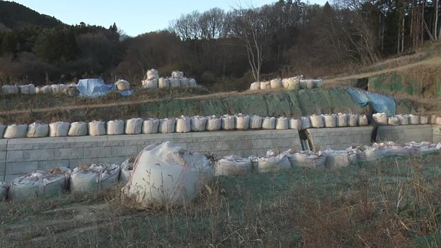 対応が放棄されたままのメガソーラー建設（福島県二本松市）