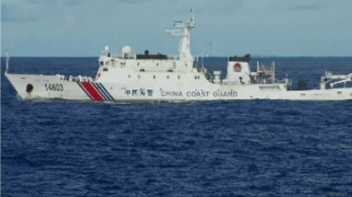 中国海警船 提供:海上保安庁