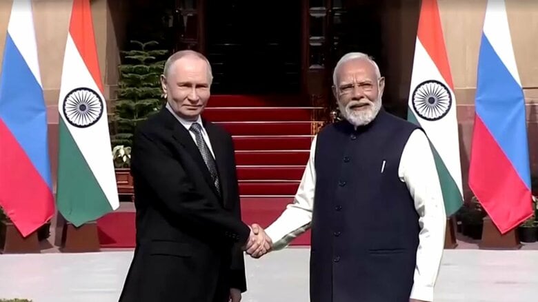ロシア・プーチン大統領がインド・モディ首相と会談　「燃料供給止めない」蜜月関係アピール｜FNNプライムオンライン