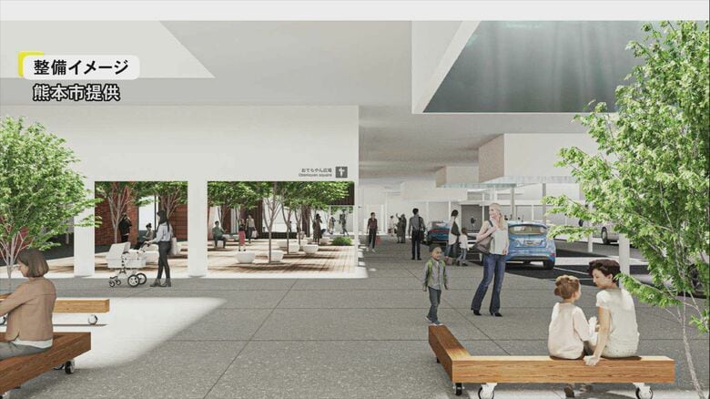 熊本の陸の玄関口・JR熊本駅の新幹線口が2026年度以降にリニューアルへ　計画を超える車の流入で利便性や安全性が低下｜FNNプライムオンライン