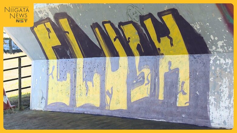 新潟市の橋に“落書き”再び…以前に逮捕者出るも続く迷惑行為「維持管理に影響。絶対やめて」｜FNNプライムオンライン