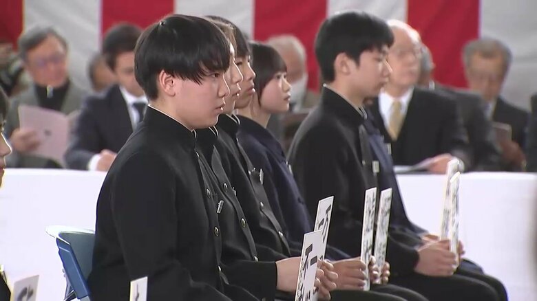 「立志式」中学生が力強く大人への決意　「元服」にならった行事　岩手県盛岡市｜FNNプライムオンライン