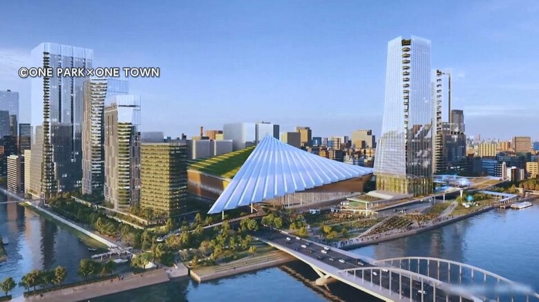 5万7000人収容「築地スタジアム」がジャイアンツ本拠地に！？ファン複雑な声も…オーナー「巨人軍の移転前提ではない」｜FNNプライムオンライン