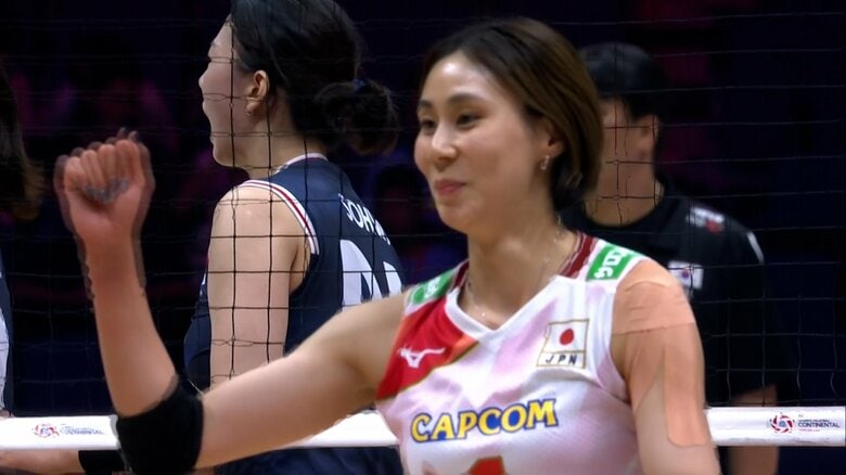和田由紀子は多彩なスパイクで相手を翻弄
