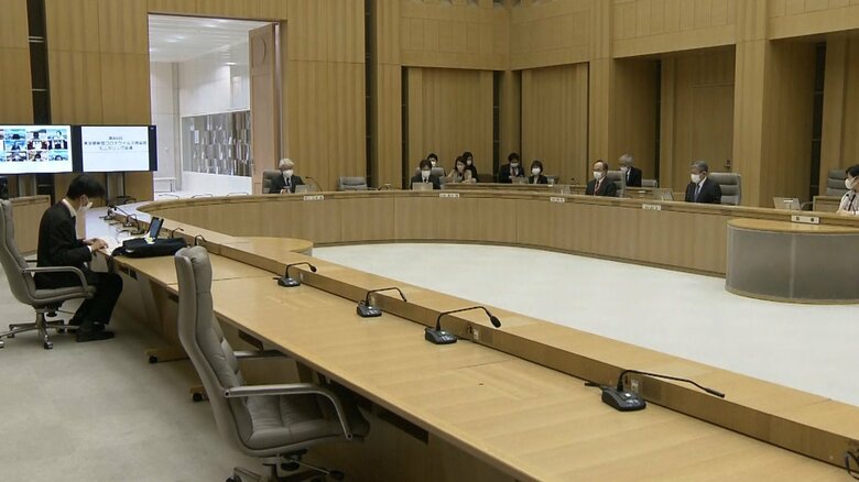 東京都モニタリング会議（21日午後 都庁）