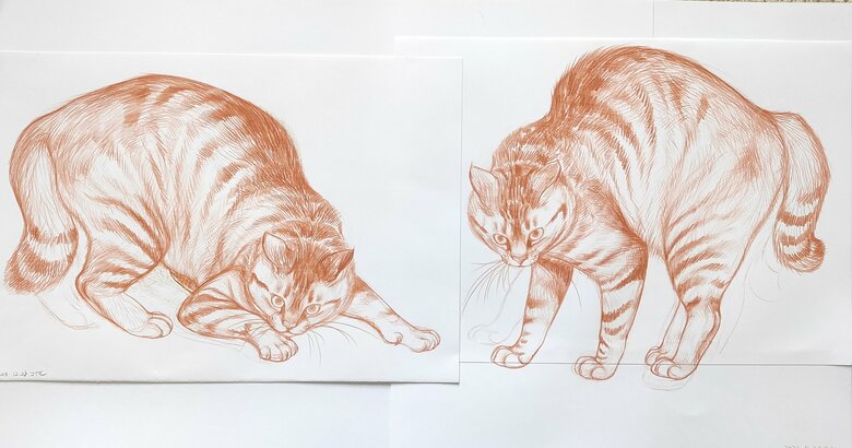 話題となった、2つの作品の元になった写生