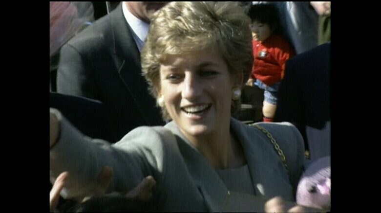 ダイアナ元皇太子妃（1995年2月 都内）