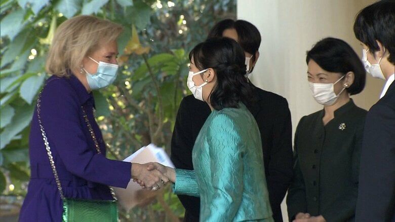 秋篠宮邸にてベルギーのアストリッド王女をおもてなし　2022年12月
