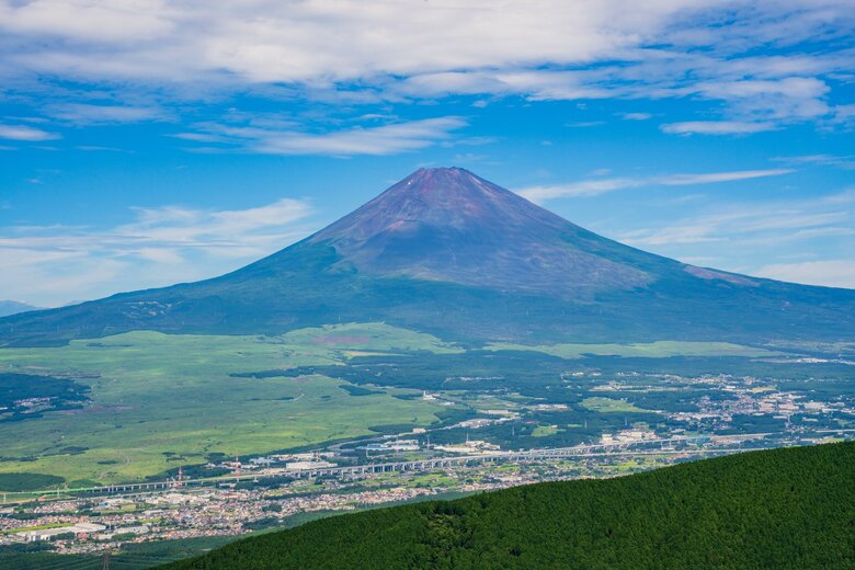 静岡・芦ノ湖スカイラインから望む富士山