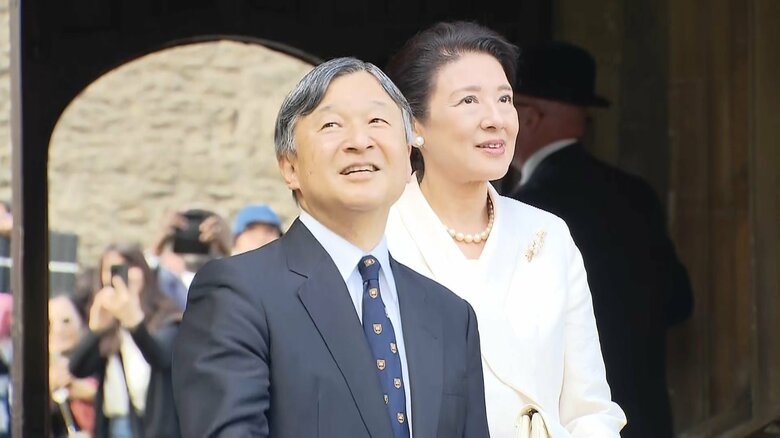 28日（日本時間29日）マートンカレッジを訪問された両陛下