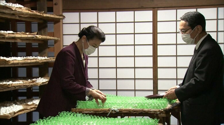 令和4（2022）年6月 皇后さまのご養蚕（皇居・紅葉山御養蚕所）
