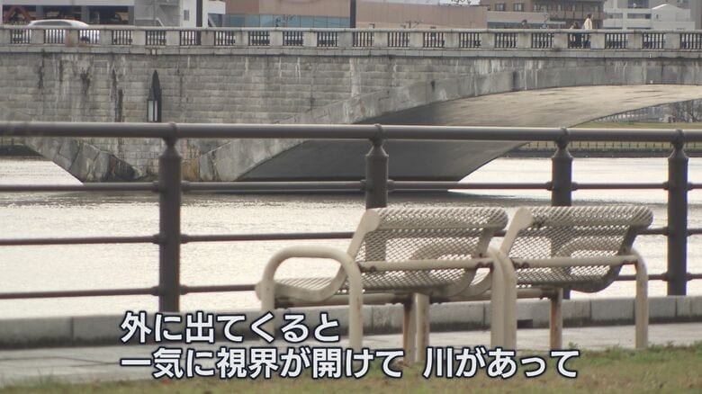 新店舗は信濃川を臨む立地