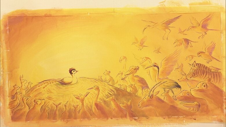 鈴木さんの原画（ⒸTEZUKA PRODUCTIONS, Mamoru Suzuki）