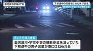 鹿児島市・宇宿小前の横断歩道　下校中の男子児童をはねた車が逃走　ひき逃げか