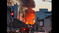 【速報】高岡市利屋町で火事　周囲に延焼のおそれ　消防が消火急ぐ