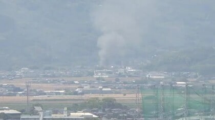 【続報】創業127年 村岡総本舗火災は鎮圧状態に【佐賀県小城市】