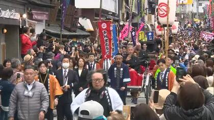 四国こんぴら歌舞伎大芝居いよいよ１０日開幕…尾上松緑さんら歌舞伎役者が門前町をお練り【香川】