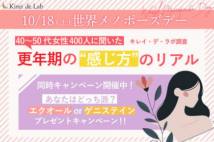 PMSや生活習慣が“更年期の感じ方”に影響?──40~50代女性400人への調査で見えた、前向きに過ごすヒント【10月18日は世界メノポーズデー】
