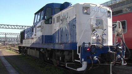 惜しまれながら引退…観光列車「奥出雲おろち号」機関車はまだ現役