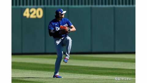 大谷翔平が実戦形式の打撃練習「ライブBP」に登板、上々の出来栄え　侍ジャパン合流は「近日中に…」