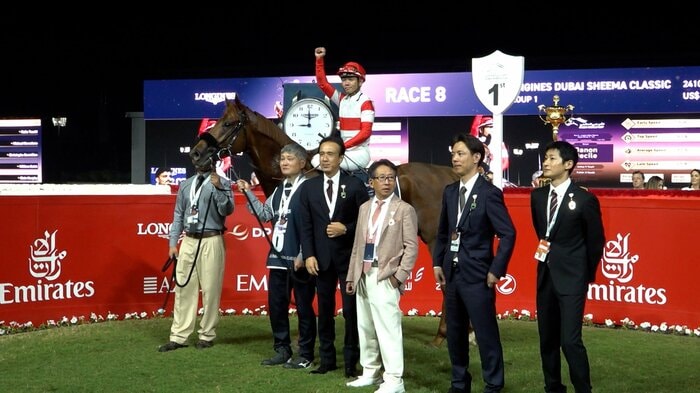 4月 ドバイシーマクラシックを制したダノンデサイル