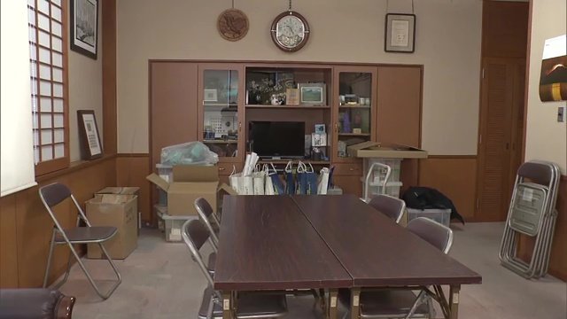 町長がいない町長室