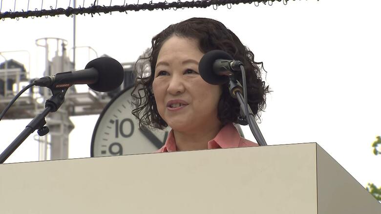 芳野連合会長「はいよろこんで」の歌詞引き合いに…不安定な社会の中での希望と団結を強調　「メーデー」は遭難信号にも｜FNNプライムオンライン