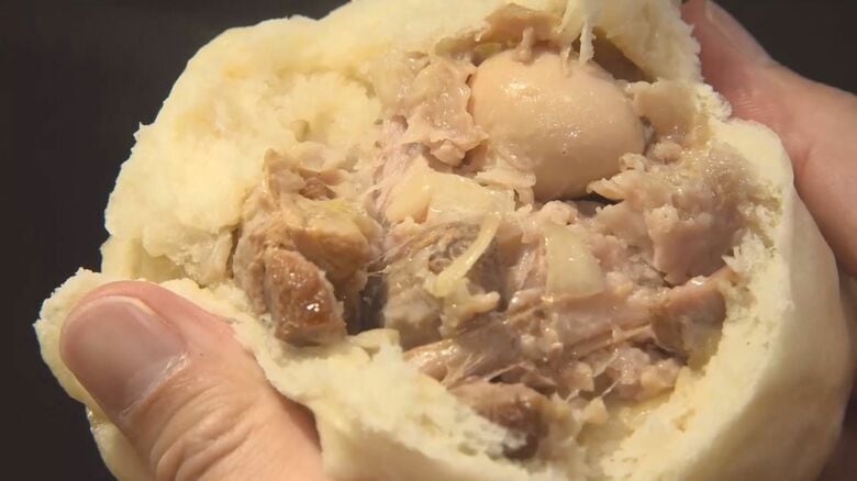 老若男女が絶賛…トロトロ角煮が入った『特製肉まん』連日行列のワケは「ちょっと日本人に合う味に」｜FNNプライムオンライン