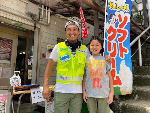 弁当店「喜余味」を経営する高橋一美社長と長男陽大くん