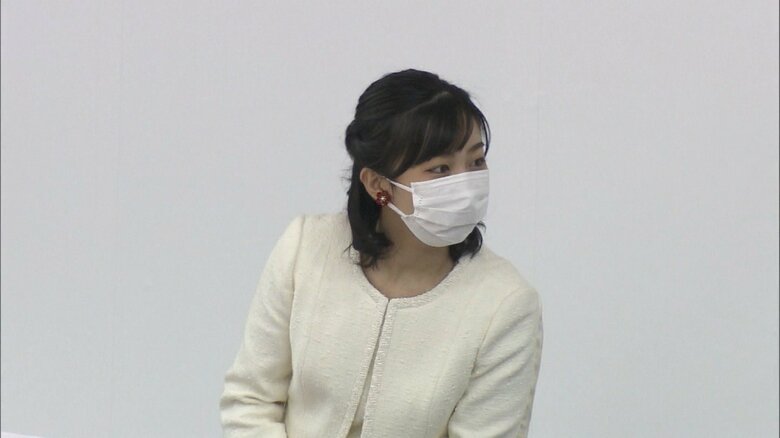 10月30日 聴覚障がい者のバレーボール競技を観戦される佳子さま(栃木・宇都宮市)
