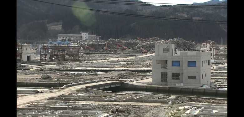 安部さんが撮影した東日本大震災被災地