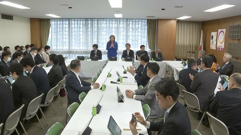 自民党の「性的マイノリティに関する特命委員会」などの合同会議(8日)