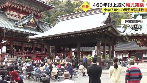 大勢の参拝客が神社に