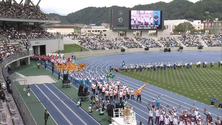 第79回 国民スポーツ大会 総合開会式（滋賀・彦根市）