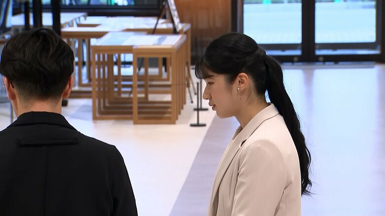 和倉温泉の復興プランについて説明を受けられた愛子さま