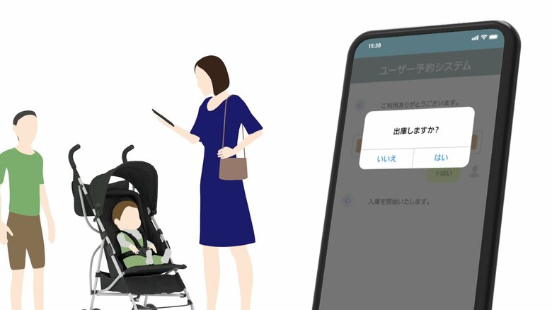 自動バレーパーキングの流れその9（提供：三菱重工グループ）