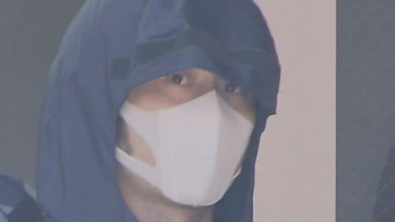 青木政憲容疑者　長野中央警察署から移送（2023年8月9日）