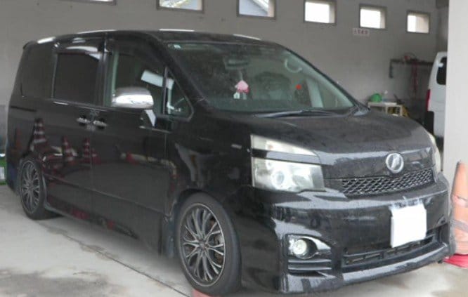 押収された車両