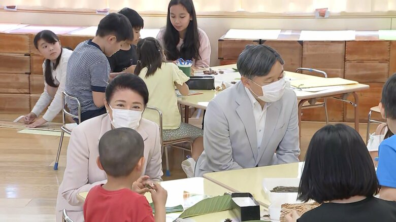 子ども達と触れあわれた　5月21日