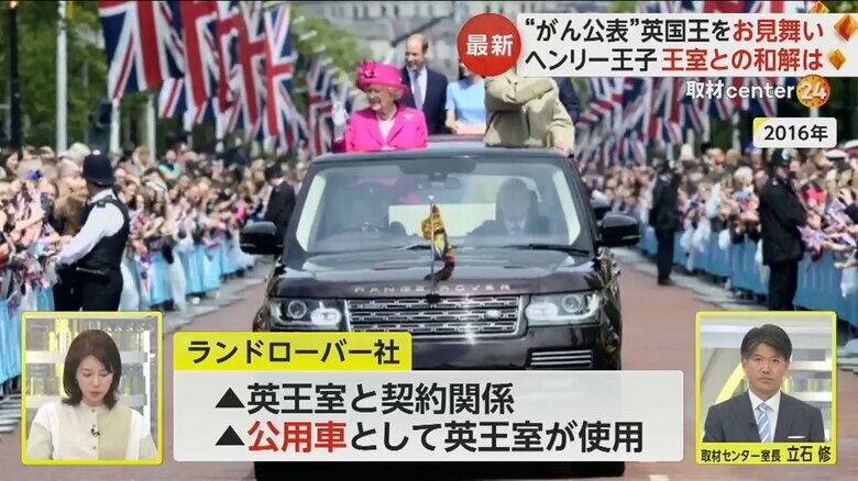 王室御用達で公務でも多用されているランドローバー社の車