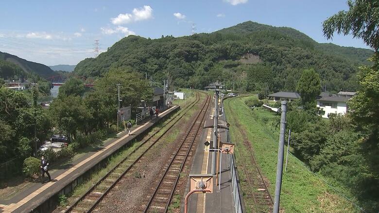 5年間使用されていない3番線（右）