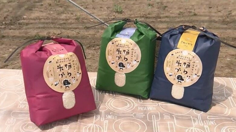 「踊ら米か」オープン価格 店頭販売例 5kg2200円予定