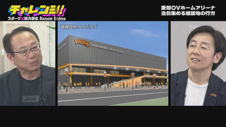 愛媛ＯＶは愛媛県内にＢプレミア適合アリーナの建設を目指す