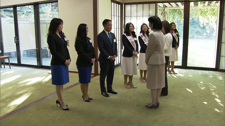 秋篠宮邸にて　紀子さま「ホノルル桜の女王」らと懇談　2023年11月