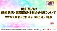 【岡山大学】岡山県内の感染状況・医療提供体制の分析について（2026年4月6日現在）