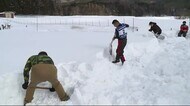 七ヶ宿町で雪かき選手権 冬の日課を楽しもう!<宮城>